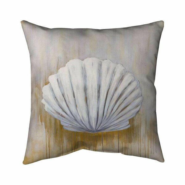 Begin Home Decor 26 x 26 in. Feston Shell-Double Sided Print Indoor Pillow 5541-2626-CO24